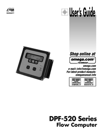 Thumbnail of document Manual - DPF-521 Flow Batching Processor with Output Controls